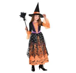 Fantasia de bruxa mágica – Girls Light-Up Magical Witch Costume
