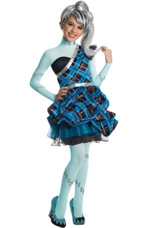 Fantasia de criança Monster High Frankie Stein- Monster High Frankie Stein Sweet 1600 Child Costume