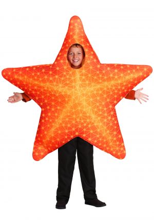 Fantasia de estrela do mar para criança-Starfish Child Costume