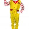 Fantasia de palhaço de fast food malvado – Evil Fast Food Clown Adult Costume