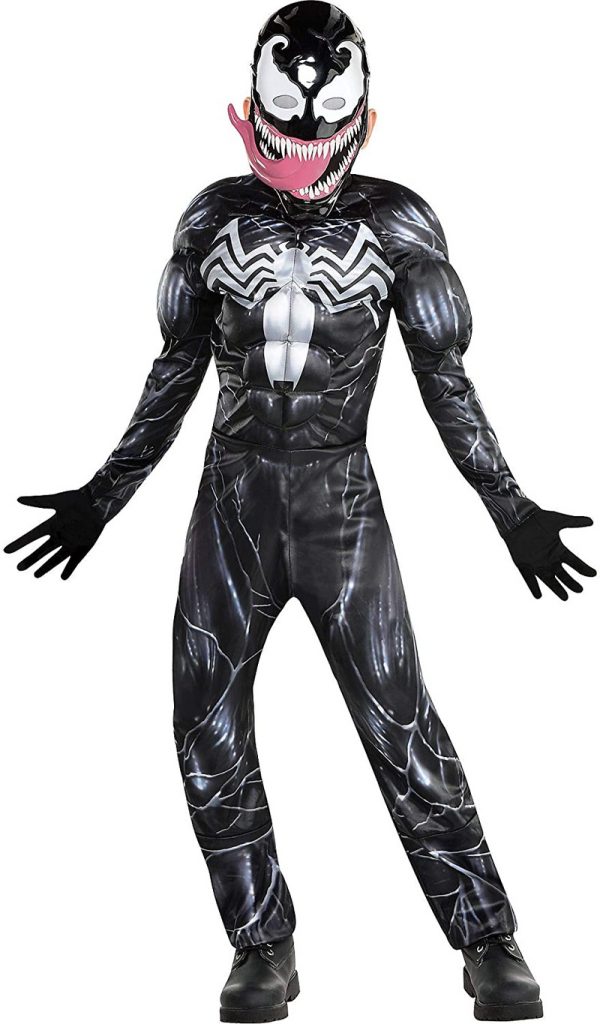 Fantasia de venon  infantil – Child Venom Costume – Marvel
