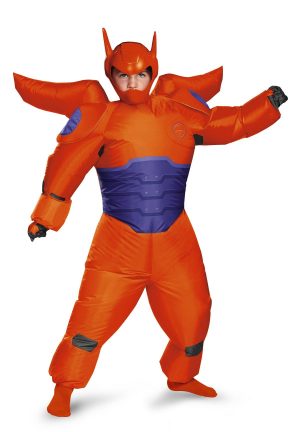 Fantasia infantil Red Baymax inflável Big Hero 6 – Kids Red Baymax Inflatable Big Hero 6 Boys Costume