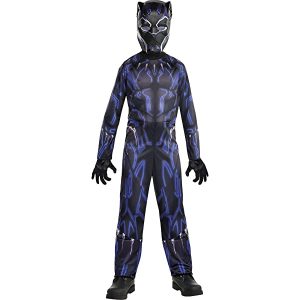 Fantasia  infantil da Pantera Negra – Child Black Panther Costume