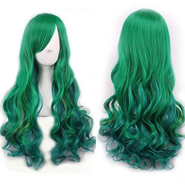 Perucas Mersi Verde para Mulheres – Green Mersi Wigs for Women