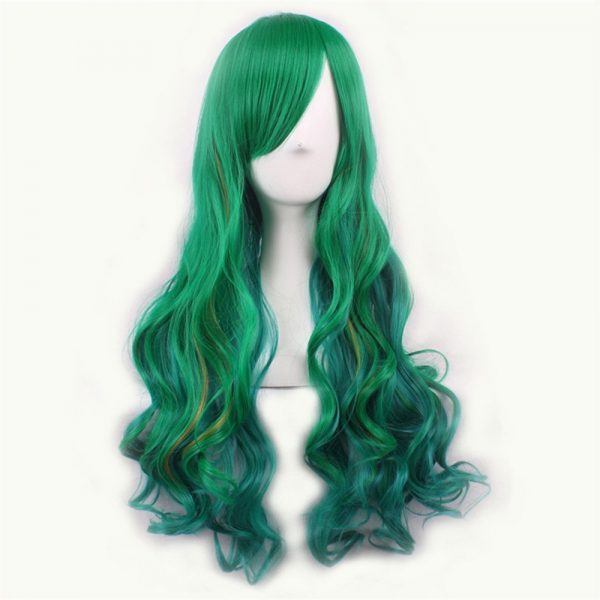 Perucas Mersi Verde para Mulheres – Green Mersi Wigs for Women
