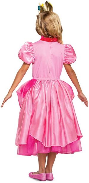 Vestido de fantasia de princesa pêssego – Peach princess costume dress