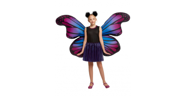 Fantasia infantil borboleta com asas infláveis – Kids Butterfly Costume With Light-Up Inflatable Wings