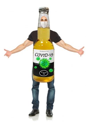 Fantasia de cerveja corona para adultos – Adult Corona Beer Costume