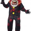 Fantasia para adultos de palhaço  Assustador  -Die Laughing Clown Adult Costume