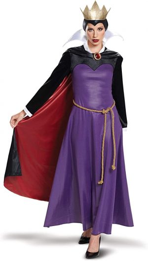 Fantasia Deluxe Evil Queen para mulheres – Deluxe Evil Queen Costume for Women
