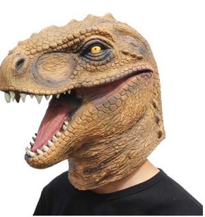 Máscara Jurassic t-rex Head para o Halloween -Jurassic t-rex Head mask for Halloween
