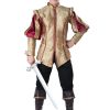 Fantasia Adulto Renascentista Príncipe Masculino – Adult Renaissance Prince Men Royal Costume