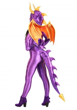 Fantasia  Spyro the Dragon para mulheres – Spyro the Dragon Costume Jumpsuit for Women