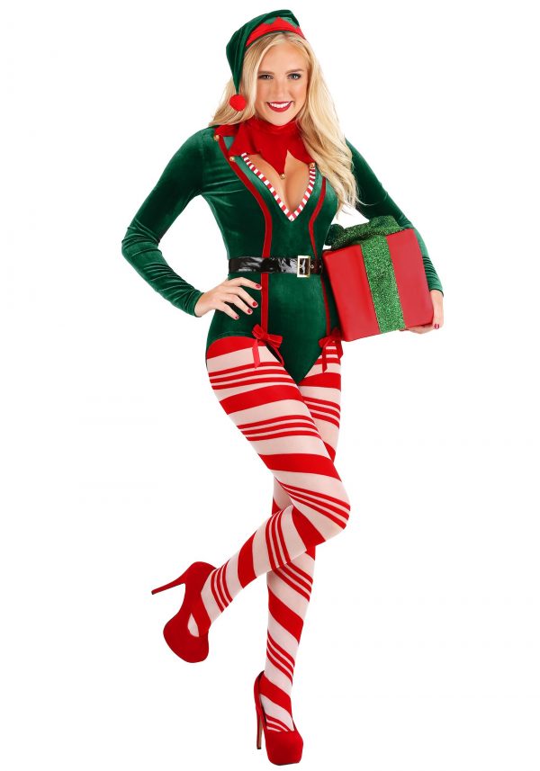 Fantasia de Papai Noel Sexy Feminino – Women’s Sexy Santa Elf Costume