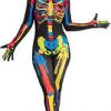 Fantasia de esqueleto colorido feminino da Spooktacular Creations – Spooktacular Creations Women’s Colorful Skeleton Costume