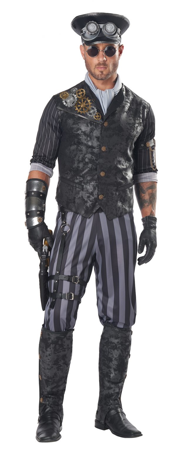 Fantasia de luxo adulto Steampunk Commander – Adult Steampunk Commander Men Deluxe Costume