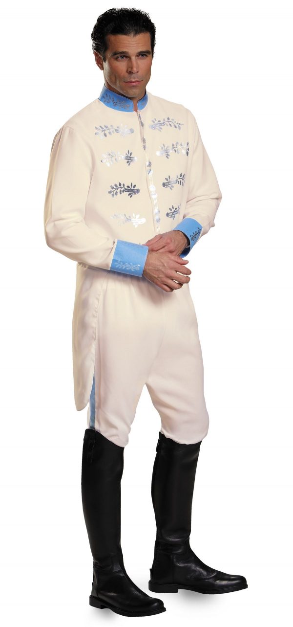 Fantasia de luxo adulto príncipe encantado masculino – Adult Prince Charming Men Deluxe Costume