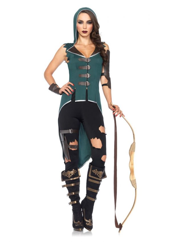 Fantasia de mulher adulto rebelde Robin Hood – Adult Rebel Robin Hood Woman Costume