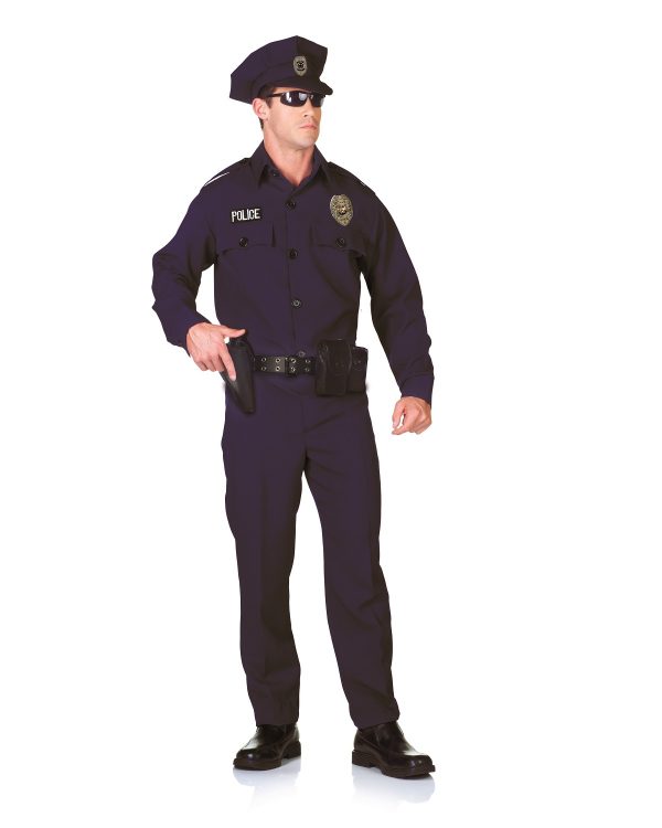 Fantasia de policial adulto masculino – Adult Police Officer Men Costume