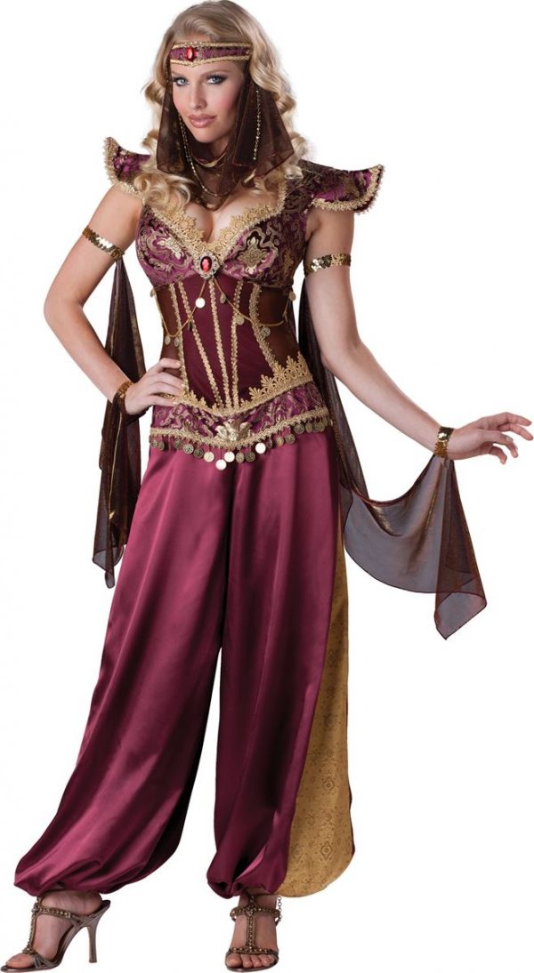 Fantasia de princesa mulher árabe adulta- Adult Arabian Princess Woman Costume