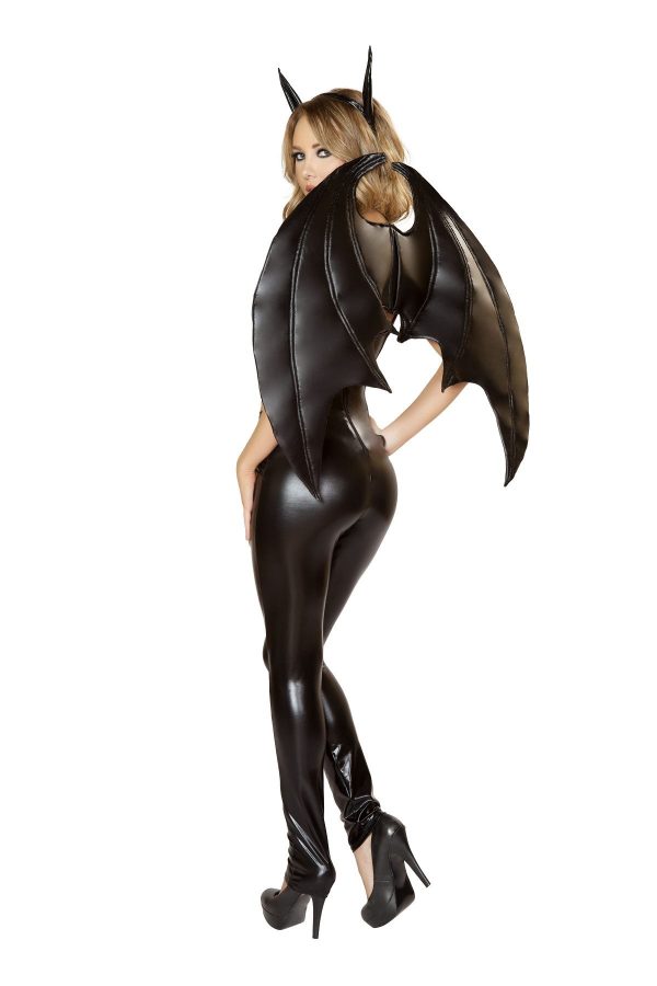 Fantasia de super-herói sexy para mulher morcego adulta – Adult Bat Woman Sexy Superhero Costume