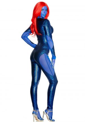 Fantasia feminina de Mística X-MEN -Women’s Mysterious Mutant Costume