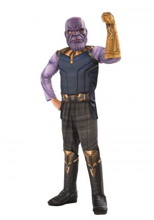 Fantasia infantil Marvel Deluxe Thanos – Child Marvel Infinity War Deluxe Thanos Costume