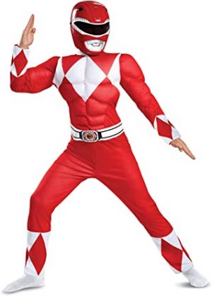 Fantasia infantil Power Ranger vermelho – Red Power Ranger Children’s Costume