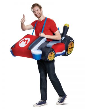 Fantasia inflável adulto Mario Kart – Adult Mario Kart Inflatable Costume