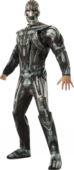Fantasia masculina de luxo Ultron para adultos – Adult Avengers Ultron Deluxe Men Costume