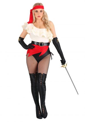 Fantasia sexy de pirata Feminina – Salty Seas Pirate Costume for Women