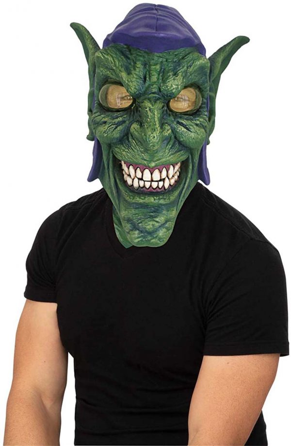 Máscara De Látex Adulto De Duende Verde – Green Goblin Adult Latex Mask
