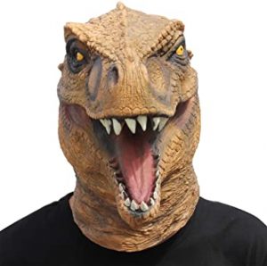 Máscara Jurassic t-rex Head para o Halloween -Jurassic t-rex Head mask for Halloween