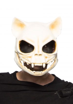 Máscara de caveira de gato – Cat Skull Adult Mask