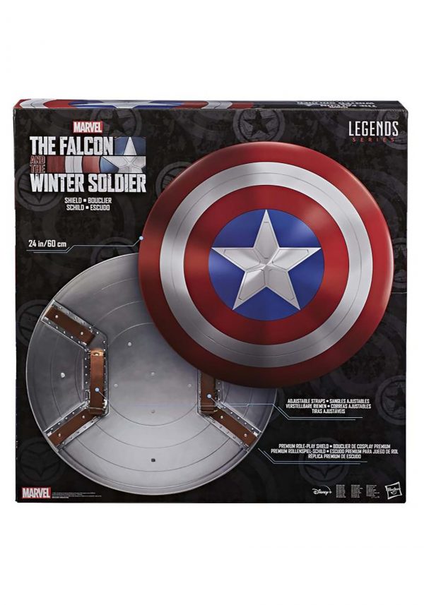 Escudo realista Capitão América Avengers – Avengers Falcon & Winter Soldier Captain America Costume Shield