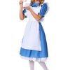 Fantasia Alice no Pais das maravilhas Deluxe para Adultos – Adult Deluxe Alice Costume