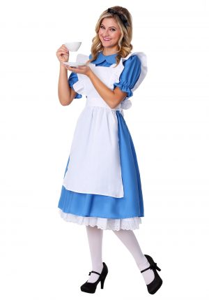 Fantasia Alice no Pais das maravilhas Deluxe para Adultos – Adult Deluxe Alice Costume