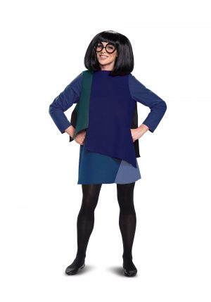 Fantasia Deluxe Edna para adultos dos incríveis 2 – Incredibles 2 Adult Edna Deluxe Costume