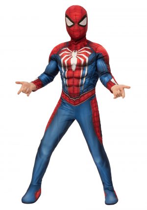 Fantasia Deluxe Infantil Homem-Aranha – Child Spider-Man Gamer Verse Deluxe Costume