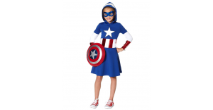 Fantasia Kids Captain America Marvel – Kids Captain America Dress Marvel