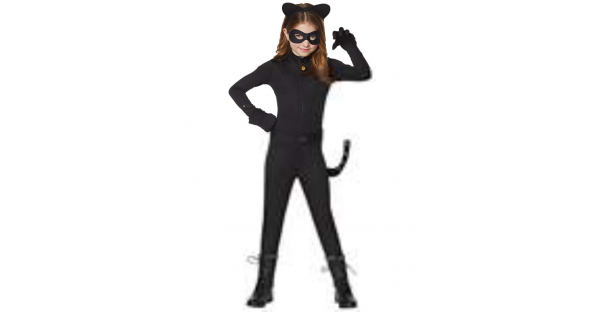 Fantasia Kids Cat Noir  Joaninha Milagrosa – Kids Cat Noir Costume Miraculous Ladybug