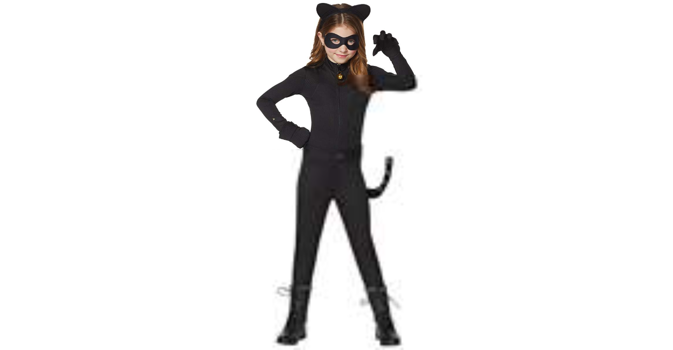Fantasia Infantil Cat Noir Miraculuos Com Acessórios