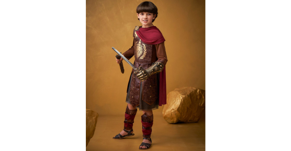 Fantasia Kids  Gladiador Romano – Kids Roman Gladiator Costume The Signature Collection