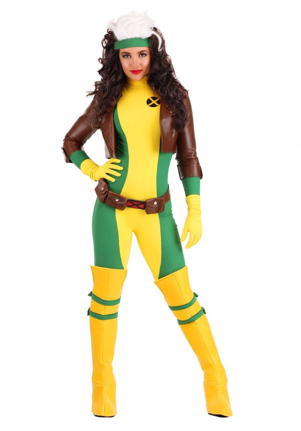 Fantasia  Premium X-Men feminino de Rogue – X-Men Women’s Rogue Premium Costume