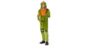Fantasia adulto de pelúcia Rex Fortnite – Adult Plush Rex Costume Fortnite