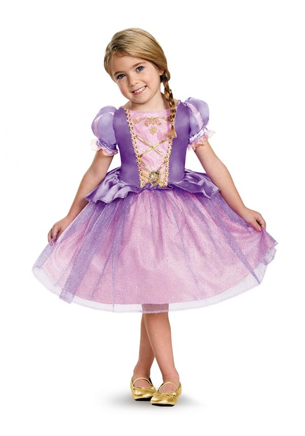 Fantasia clássico de Rapunzel para crianças – Tangled Rapunzel Classic Costume for Toddlers