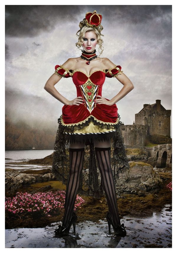 Fantasia de Luxo Rainha de Copas – Deluxe Queen of Hearts Costume