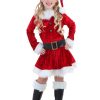 Fantasia de Mamãe Noel para Crianças  -Toddler Mrs Claus Costume