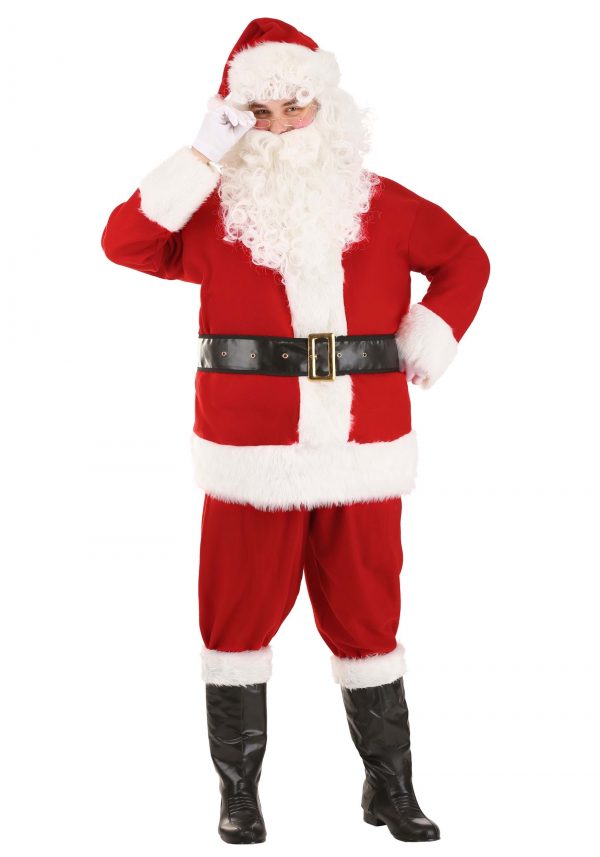 Fantasia de Papai Noel  para adultos – Holiday Santa Claus Costume for Adults