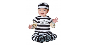 Fantasia de bebê prisioneiro – Baby Prisoner Costume